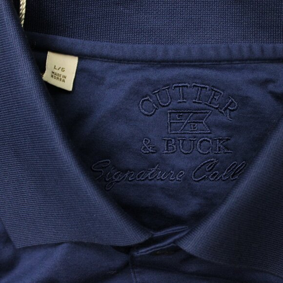 2009 Final Four Polo Shirt NWT Mens Large Blue Cutter & Buck Signature Deadstock - Picture 10 of 16